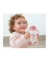 Biberón con asas rosa corazones 3276 6M+ 240 ml.