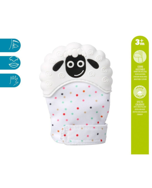 Guante mordedor Oveja 2202 10 cm.