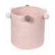 Cesto Bebé Bubbly BSK-BUBBLY-PINK Rosa 30x30x30 cm.