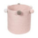 Cesto Bebé Bubbly BSK-BUBBLY-PINK Rosa 30x30x30 cm.