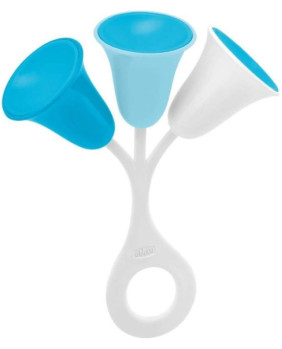 Sonajero Tulipán - Juguetes Azul +3M