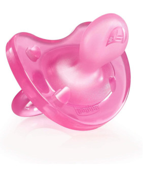 Chupete Physio Soft silicona 0-6M - Nursing Rosa 1 UD.