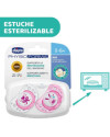 Chupete Physio Air caucho - Nursing Rosa 00075021110000 0-6M 2 UD.
