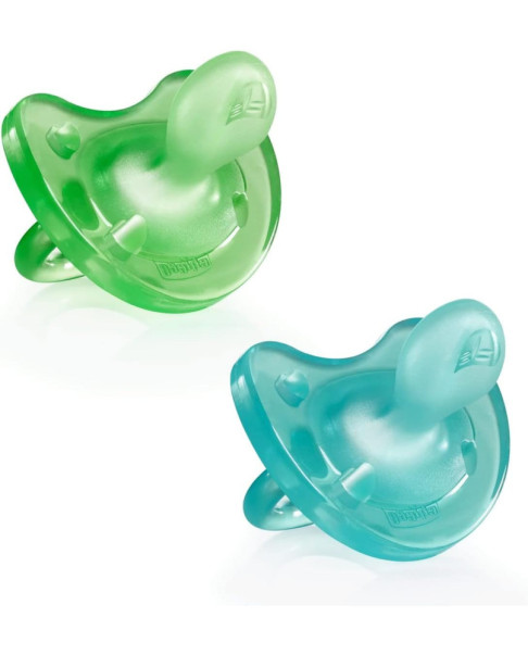 Chupete Physio Soft silicona 6-16M - Nursing Azul 2 UD.