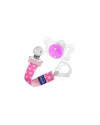 Pack chupete Physio Micro 0-2M+clip rosa - Nursing 00075110110000