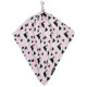 Muselina Triangulos TP2402 Rosa 75x75 cm.