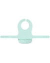 Babero de bebé desilicona plegable Everyda Baby ES0521 Verde menta Único