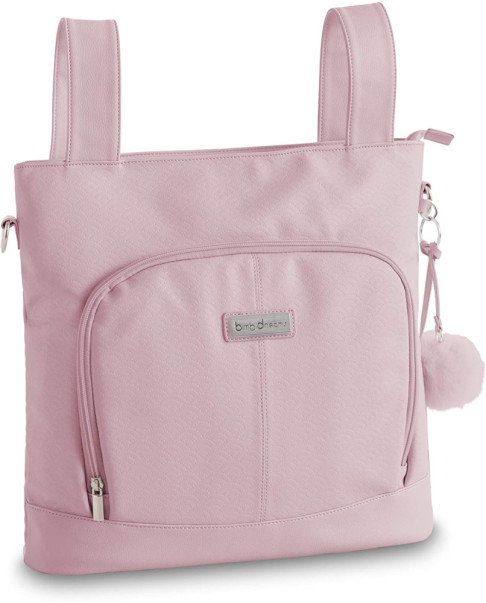 Talega+cambiador ecopiel Tokyo 29290304 Rosa 36x36x10 cm.