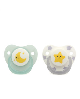 Chupete Glow in dark 2 unid. 3293 +6M