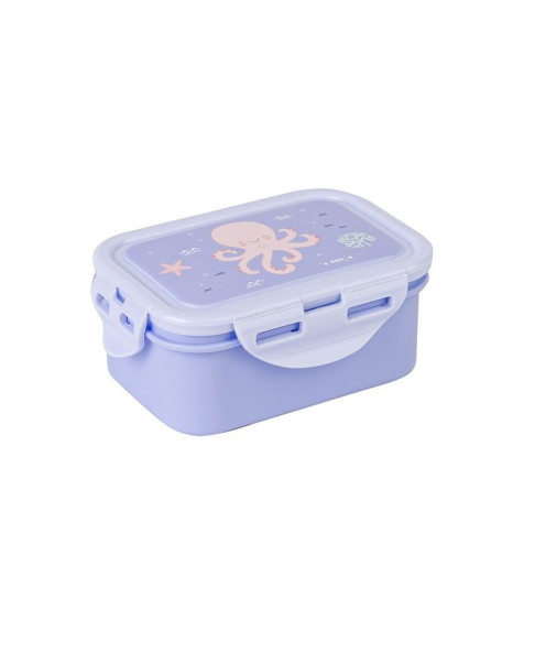 Cajita almuerzo M Ocean Life 70041 azul 350 ml.