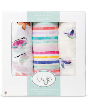 Muselina bambú pack 3 Garden Friends LJ-003-137 120x120 cm.