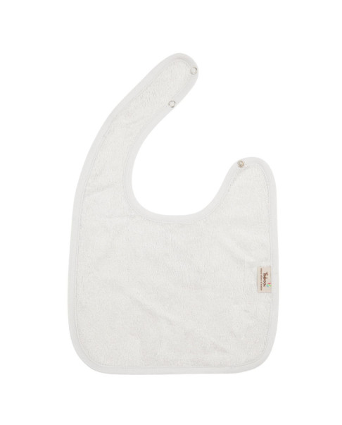 Babero de bebé TM-BAV02-WI White 26x38 cm.