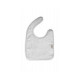 Babero de bebé TM-BAV02-518 Silver Grey 26x38 cm.
