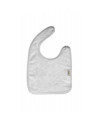 Babero de bebé TM-BAV02-518 Silver Grey 26x38 cm.