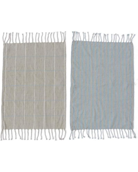 Paños Gobi pack 2 Tourmaline/Grey OYL-012-605 50x70 cm.