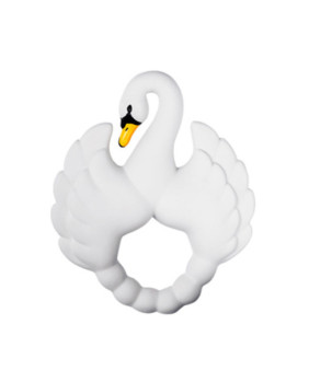 Mordedor Cisne NAT-006-004 blanco 9.5x12 cm.