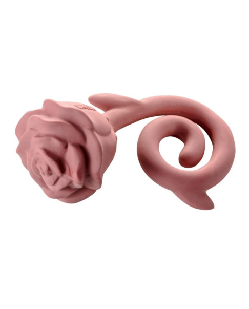 Mordedor flor rosa NAT-005-013 Roja 10x12.5 cm.