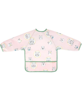 Babero de bebé de manga larga Ciervo B007021 azul -