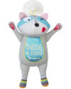 Peluche bebé a bordo fluorescente Mapache B045905 +0M