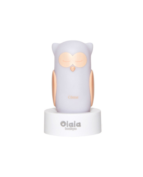 Lámpara individual inalámbrica Búho OAXYGR19 blanco 5.5x5.5x10.5 cm.