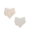 Set de 2 baberos bandana 43x21 Nairobi Lino Bimbi Class
