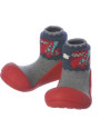 Zapatos para bebés Dinosaur rojo/gris ADI0201 Euro 19