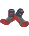 Zapatos para bebés Dinosaur rojo/gris ADI0201 Euro 19