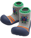 Zapatos para bebés Robot gris AR00201 Euro 19