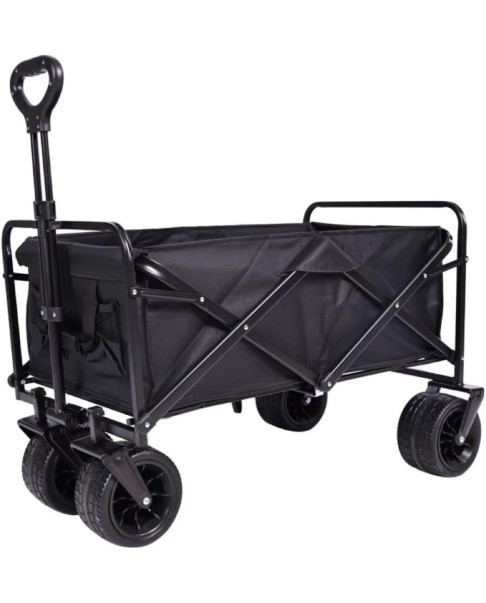Carrito de playa Negro Grande