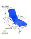 LOTE TUMBONAS LENA Azul