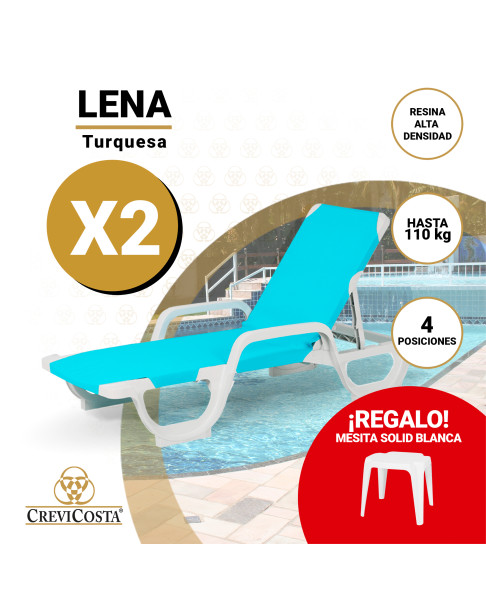 LOTE TUMBONAS LENA Turquesa