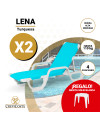 LOTE TUMBONAS LENA Turquesa