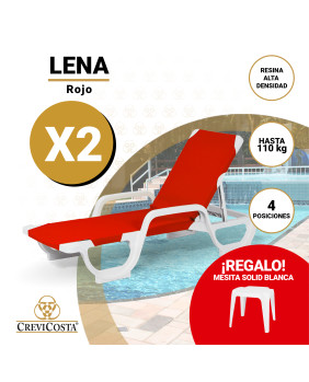 LOTE TUMBONAS LENA Rojo