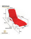 LOTE TUMBONAS LENA Rojo