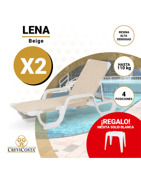 LOTE TUMBONAS LENA Beige