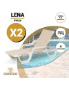 LOTE TUMBONAS LENA Beige