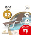 LOTE TUMBONAS LENA Taupe