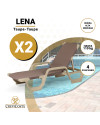 LOTE TUMBONAS LENA Taupe-Taupe