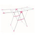 Tendedero mediano Plegable con Alas. Ajustable en 3 Alturas (Rosa)