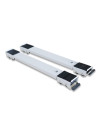 Base de metal ajustable con ruedas para mobiliario