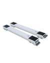 Base de metal ajustable con ruedas para mobiliario