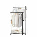 Perchero Organizador Doble Para Ropa Con Ruedas