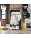 Perchero Organizador Doble Para Ropa Con Ruedas