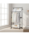 Perchero Organizador Doble Para Ropa Con Ruedas