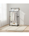 Perchero Organizador Doble Para Ropa Con Ruedas