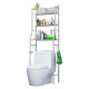 Estantería sobre Inodoro WC - 160x50x26cm (Blanco)