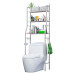 Estantería sobre Inodoro WC - 160x50x26cm (Blanco)