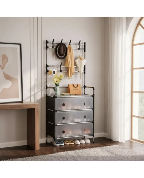 Nuevo perchero de suelo sencillo