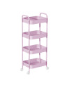 Organizador Multiusos de Metal 5 Niveles Con Ruedas