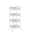 Organizador Multiusos de Metal 5 Niveles Con Ruedas